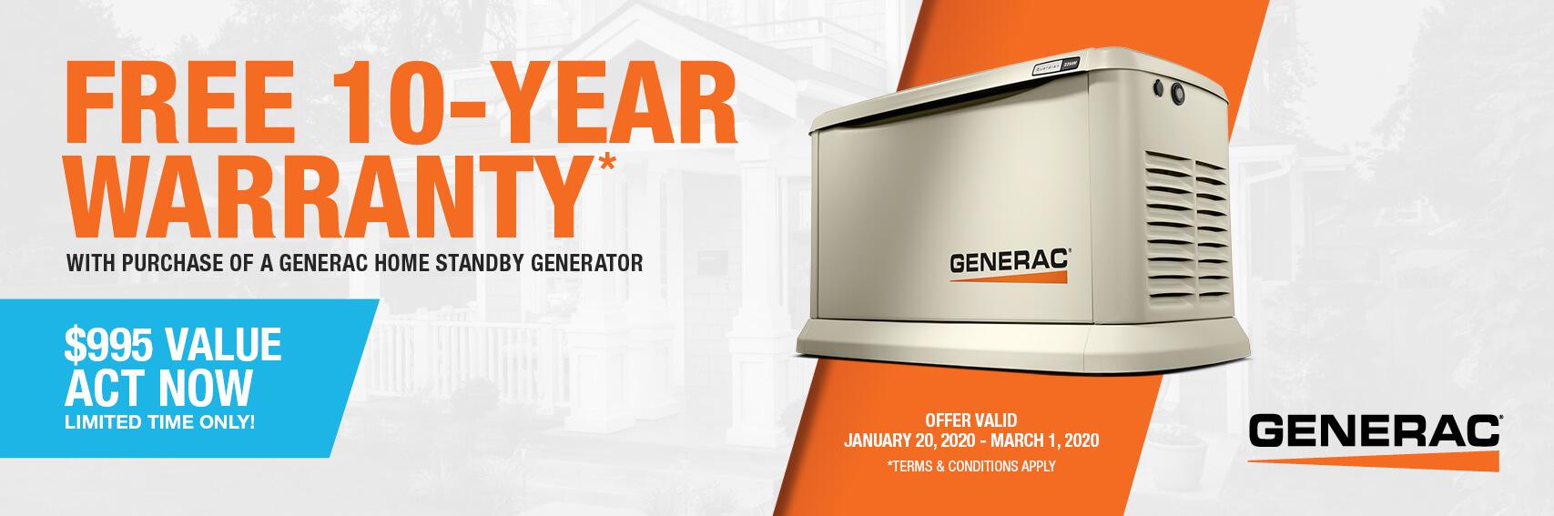 Homestandby Generator Deal | Warranty Offer | Generac Dealer | Grants Pass, OR